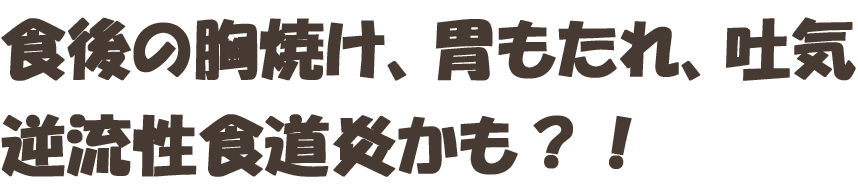 逆流性食道炎(食後の胸焼け、胃もたれ、吐気)の治験ボランティア・臨床試験モニター募集