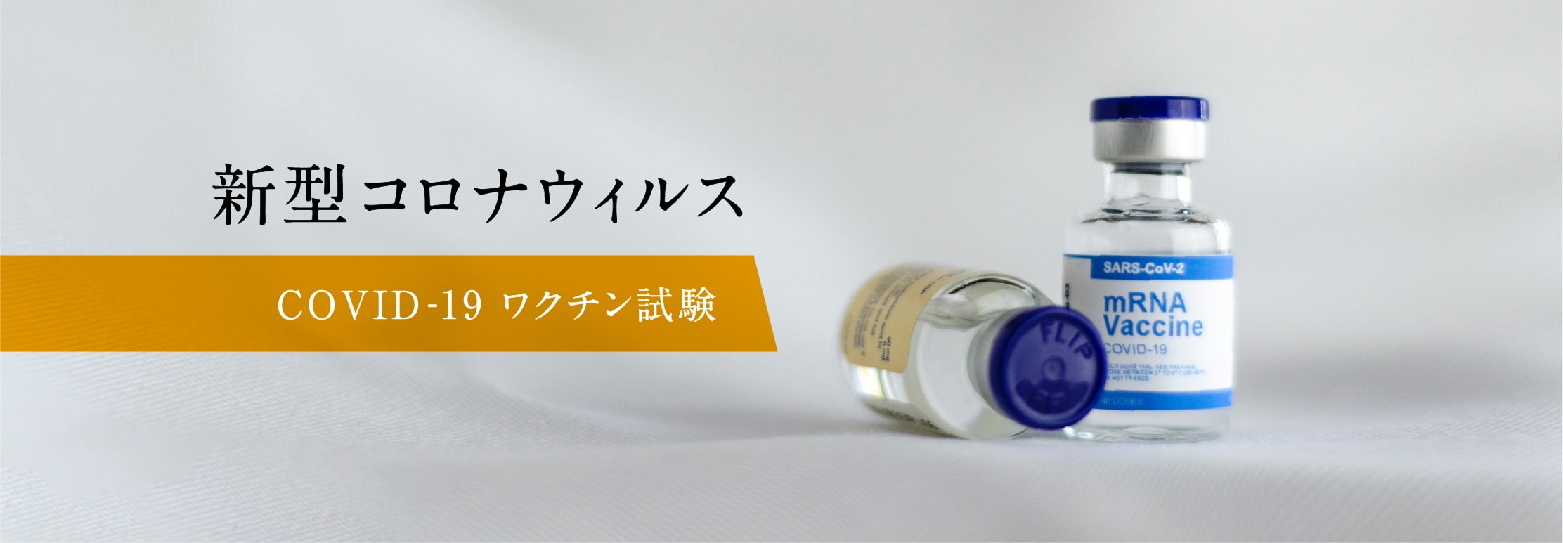 新型コロナウィルス COVID-19 ワクチン試験